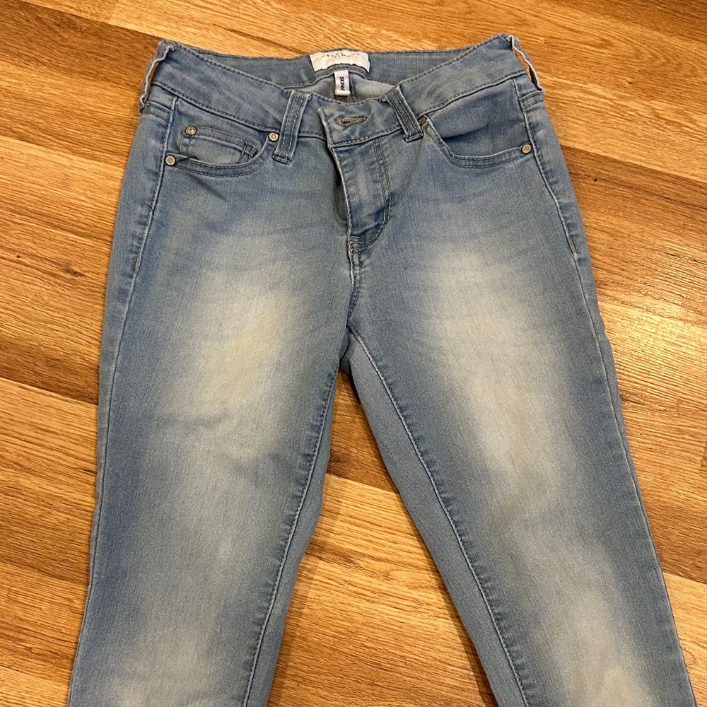 Celebrity Pink Light Blue Skinny Jeans